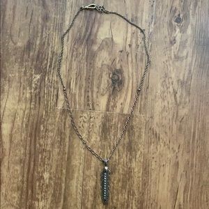 Lucky Brand arrow necklace